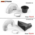 EPMAN 20SETS/CARTON Air Intake Duct,Air Duct Front Bumper Cooling Air Intake Pipe Hose Universal for Replacement Car Cooling Air Pipe Car Square Brake Air Duct EPAA02G14B-20T - Image 5