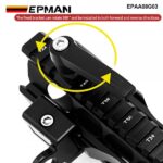 EPMAN 10SETS/CARTON Aluminum Flagpole Holder Antenna & Flag Mount Bracket for Jeep Wrangler JK JKU JL JL EPAA08G03-10T - Image 6