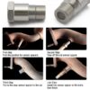 epaa08g19k_3-1.jpg EPMAN 10PCS M18*1.5 Car O2 Oxygen Sensors Protective Plug Adapter Stainless Steel Engine Light Eliminator Adapter EPAA08G19K