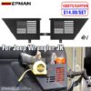 epaa08g53-10t_1-1.jpg EPMAN 10SETS/CARTON 2PCS/SET Black Aluminum Storage Tray Front Door Storage Pockets Organizer Boxs With US Flag Style For 2007-2018 Jeep Wrangler JK 2/4 Door EPAA08G53-10T