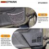 epaa08g53-10t_4-1.jpg EPMAN 10SETS/CARTON 2PCS/SET Black Aluminum Storage Tray Front Door Storage Pockets Organizer Boxs With US Flag Style For 2007-2018 Jeep Wrangler JK 2/4 Door EPAA08G53-10T