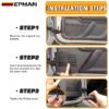 epaa08g53-10t_5-1.jpg EPMAN 10SETS/CARTON 2PCS/SET Black Aluminum Storage Tray Front Door Storage Pockets Organizer Boxs With US Flag Style For 2007-2018 Jeep Wrangler JK 2/4 Door EPAA08G53-10T