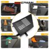 epaa08g53-10t_7-1.jpg EPMAN 10SETS/CARTON 2PCS/SET Black Aluminum Storage Tray Front Door Storage Pockets Organizer Boxs With US Flag Style For 2007-2018 Jeep Wrangler JK 2/4 Door EPAA08G53-10T