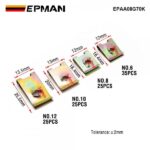 EPMAN 110PCS Screw and Nut Clip Set Interior Trim Fastener Clips For Vehicle EPAA08G70K - Image 2