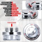 (MOQ:10 SETS) EPMAN Pro Flow Fuel Pressure Regulator Kit Adjustable 1-5 PSI for Engine Carburetor Carb Kit W/ 8mm 10mm Hose Tails EPAA09G01 - Image 2