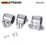 EPMAN Billet Aluminum Engine Mounts Del Sol Civic 92-95 Integra 94-01 EG DC2 3-Bolt DC EPAA12G01 - Image 7