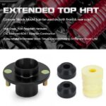 (MOQ:20 SETS) EPMAN 1SET Aluminum Top Hat Extender Coilover Shock Mount For 1988-2000 Honda Civic For Acura Integra 1990-2001 EPAA12G13 - Image 3