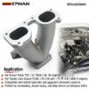 epaa20g04k_3-1.jpg EPMAN Cast Aluminum Y-Pipe Manifold Intake Oval for Nissan TB48 For Toyota 1FZ 4500 Turbo Upgrade EPAA20G04K