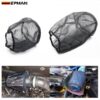 EPMAN Universal Car Cone Air Filter Protective Cover Waterproof Oilproof Dustproof for High Flow Air Intake Filters Black