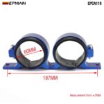 EPMAN Anodised Dual Double & Twin Fuel Pump Brackets fit for Bosch EFI & Aeroflowpumps  Blue, Red, Black, Purple, Silver EPCA119 - Image 3