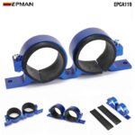 EPMAN Anodised Dual Double & Twin Fuel Pump Brackets fit for Bosch EFI & Aeroflowpumps  Blue, Red, Black, Purple, Silver EPCA119 - Image 4