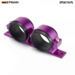 EPMAN Anodised Dual Double & Twin Fuel Pump Brackets fit for Bosch EFI & Aeroflowpumps  Blue, Red, Black, Purple, Silver EPCA119 - Image 9