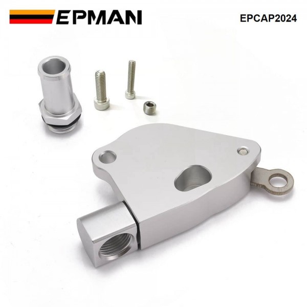 epcap2024_5-1.jpg EPMAN Aluminum Intake Manifold Conversion Nipple Kit K20 Intake Manifold Adapter on K24 Coolant For Honda For Acura EPCAP2024