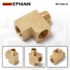 epcgq123_4-1.jpg EPMAN Extruded Barstock Street Tee T Female Male Brass Fitting 1/4 NPT Oil Water Gas Pipe/Tank EPCGQ123