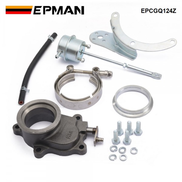 epcgq124z_2-1.jpg EPMAN 2.5” Internal Wastegate Conversion Kit T3 T4 5bolt Swing Valve + Actuator T3 8PSI EPCGQ124Z