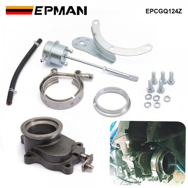 epcgq124z_4-1.jpg EPMAN 2.5” Internal Wastegate Conversion Kit T3 T4 5bolt Swing Valve + Actuator T3 8PSI EPCGQ124Z