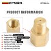 EPMAN 1/8" NPT Restrictor Fitting Extensions,Equal Male NPT Female NPT in Brass, American Male-Female Adapters EPCGQ184