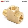 epcgq208_5-1.jpg EPMAN Brass Pipe Fitting Barstock Street Tee T 3 Way NPT 1/8"F x 1/8" F x 1/8" Male Adapter Fittings F/Pipe/Tank EPCGQ208