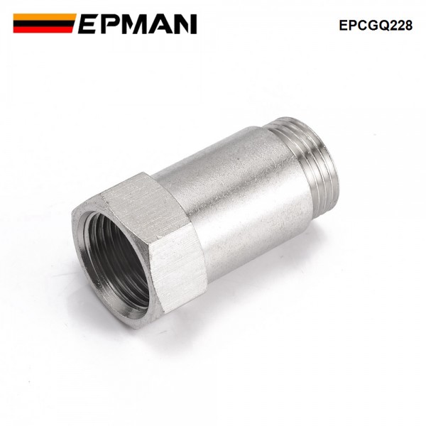 epcgq228_4-1.jpg EPMAN 10PCS O2 Oxygen Sensor Spacer Test Pipe Extension Extender Adapter CEL M18X1.5 HHO 41mm Bung Test Pipe EPCGQ228