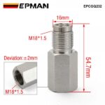 EPMAN O2 Oxygen Sensor Spacer M18x1.5mm Engine Adapter Bung Catalytic Hot Converter 02 Diagnostic Plug EPCGQ232 - Image 2