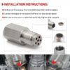 epcgq232_4-1.jpg EPMAN O2 Oxygen Sensor Spacer M18x1.5mm Engine Adapter Bung Catalytic Hot Converter 02 Diagnostic Plug EPCGQ232