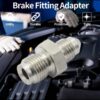 epcgq245_5-1.jpg EPMAN -3AN Male To 7/16-24 Male Stainless Steel Concave Seat Inverted Flare Adapter Fitting For 1/4" Brake Line EPCGQ245