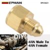 epcgq31_1-1.jpg EPMAN Brass AN4 Inline Turbo Oil Feed Inlet Restrictor Fitting -4AN Male To -4AN Female 0.035" EPCGQ31
