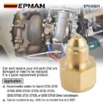 EPMAN Brass AN4 Inline Turbo Oil Feed Inlet Restrictor Fitting -4AN Male To -4AN Female 0.035" EPCGQ31 - Image 4