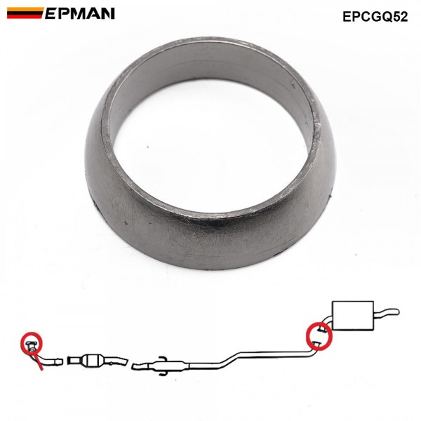 epcgq52-1.jpg EPMAN Donut Style Exhaust Gasket For Motor Vehicle Accessories Universal Downpipe To Catback Gasket Flange EPCGQ52
