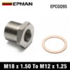 EPMAN Exhaust O2 Oxygen Sensor Spacer Reducer Adapter M18 x 1.5mm To M12 x 1.25mm / M10 x 1.25mm
