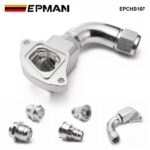 EPMAN Aluminum Upper Coolant Housing With Filler Neck 16AN Fitting For Honda Civic EG EK B16/B18C5S (Type R) Engine EPCHB16F - Image 2