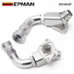 EPMAN Aluminum Upper Coolant Housing With Filler Neck 16AN Fitting For Honda Civic EG EK B16/B18C5S (Type R) Engine EPCHB16F - Image 3