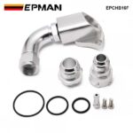 EPMAN Aluminum Upper Coolant Housing With Filler Neck 16AN Fitting For Honda Civic EG EK B16/B18C5S (Type R) Engine EPCHB16F - Image 4
