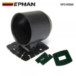 EPMAN - Gauge Pod 52mm Universal Gauge Cup Car Mount Holder Plastic Single Meter Pods Dash Pod Mount Bracket for Auto Car EPCV52BK