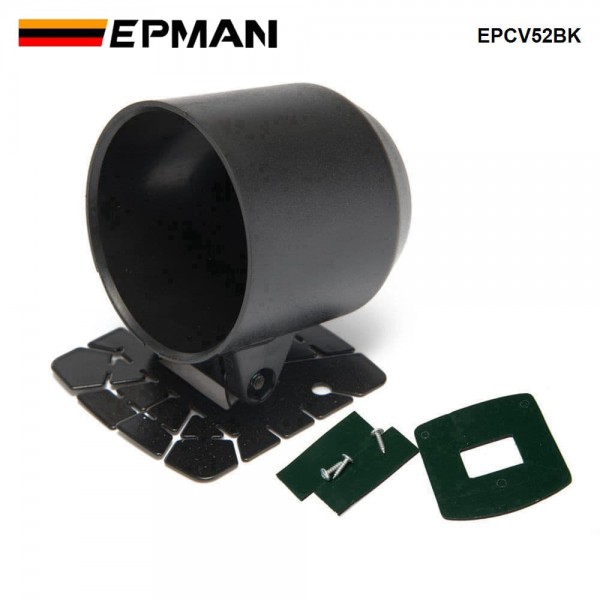 epcv52bk_1-1.jpg EPMAN - Gauge Pod 52mm Universal Gauge Cup Car Mount Holder Plastic Single Meter Pods Dash Pod Mount Bracket for Auto Car EPCV52BK - Image 1