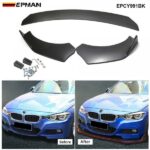 EPMAN 10SETS/CARTON 3pcs Car Front Bumper Splitter Lip Diffuser Chin Bumper Spoiler Body Kits For Ford For Mustang For BMW For Honda - Image 3