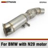 epdp024_1-1.jpg EPMAN 4" Turbo Exhaust Downpipe For BMW 228i 228ix/11-16 320i 320ix 328i 328ix/13-16 428i N20 12-16 EPDP024