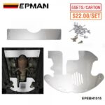 EPMAN 5SETS/CARTON Catalytic Converter Protector Shield Defender Aluminum Replacement For Toyota Prius 2010 2011 2012 2013 2014 2015 - Catalytic Converter Anti Theft EPEBH1015-5T