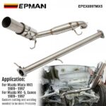 EPMAN High Quality For Mazda Miata MX-5 Eunos 89-97 1.6/1.8L Stainless Exhaust Decat,Downpipe EPEX8997MX5 - Image 2
