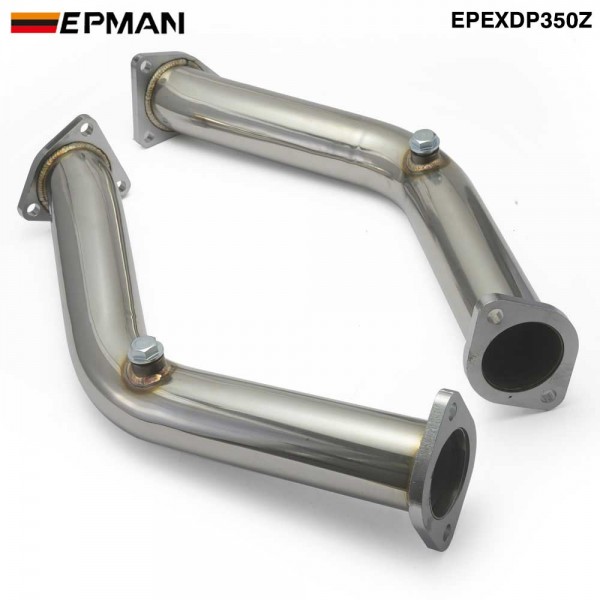 EPMAN Downpipe Exhaust Decat Down Pipe Catless For Nissan 350z For Infiniti G35/V35 For Turbine Housing Into The Exhaust EPEXDP350Z