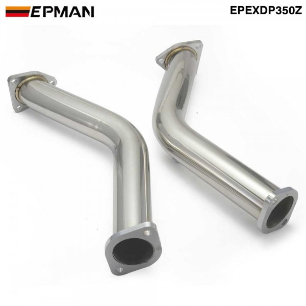 EPMAN Downpipe Exhaust Decat Down Pipe Catless For Nissan 350z For Infiniti G35/V35 For Turbine Housing Into The Exhaust EPEXDP350Z