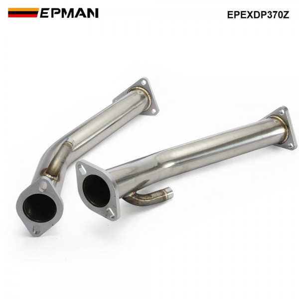 EPMAN Downpipe Exhaust Decat Down Pipe Catless For Nissan 370z For Infiniti G37 Z34 For Turbine Housing Into The Exhaust EPEXDP370Z