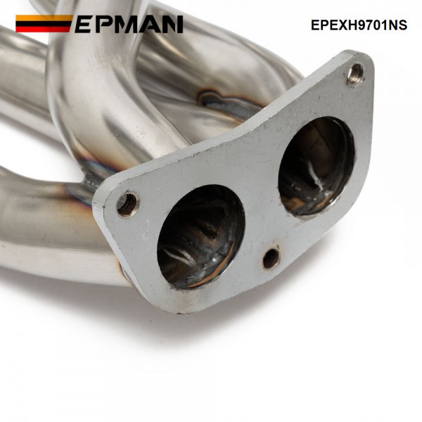 epexh9701ns_6-1.jpg EPMAN For Honda Prelude 97-01 Header Non SH Stainless SteelExhaust Header EPEXH9701NS