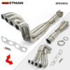EPMAN Header Exhaust Downpipe 3" 4-1 Tri-Y For Honda Civic EK EG DC2 K Series K20 K24 V-Band Down PipeEPEXHK20
