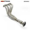 EPMAN Header Exhaust Downpipe 3" 4-1 Tri-Y For Honda Civic EK EG DC2 K Series K20 K24 V-Band Down PipeEPEXHK20