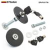 ephp001tw_3-1.jpg (BLACK Carbon Fiber )Flush Mount Hood Lock w/ Key Variable Mount EPHP001TW