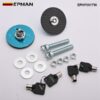 ephp001tw_6-1.jpg (BLACK Carbon Fiber )Flush Mount Hood Lock w/ Key Variable Mount EPHP001TW