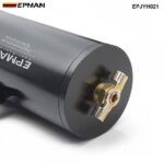 EPMAN Universal High Quality Brushed Baffled Oil Catch Tank Can with Breather Filter Aluminium Round Car Coolant Tank EPJYH021 - Image 5