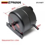 EPMAN Aluminum Coolant Header Expansion Overflow Water Tank & Cap Reservoir Can For BMW Mini Cooper S R52 R53 02-08 EPJYH877 - Image 2