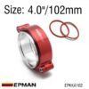EPMAN HD Exhaust V-band Clamp w Flange System Assembly Anodized Clamp For 2.0", 2.5", 2.75", 3.0", 3.5" or 4.0" OD Turbo Dump Pipe EPKKA